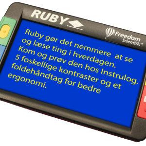 RUBY – 4,3" elektronisk lup