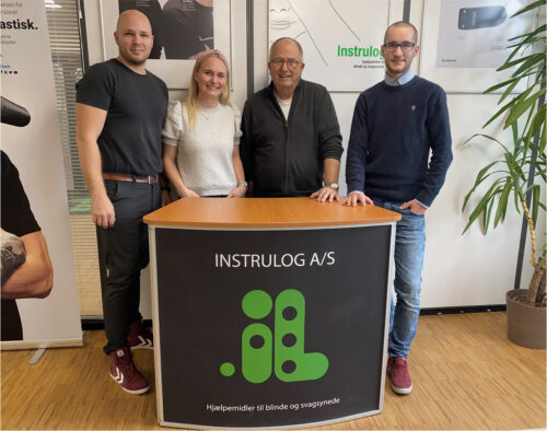 Et billede af Instrulog Teamet, som består fra venstre af Johanns, Pernille, Flemming og Michael.