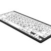 Billede af LogicKeyboard Windows Bluetooth Punkttastatur 8 Punkt Sort på Hvid Set fra højre side